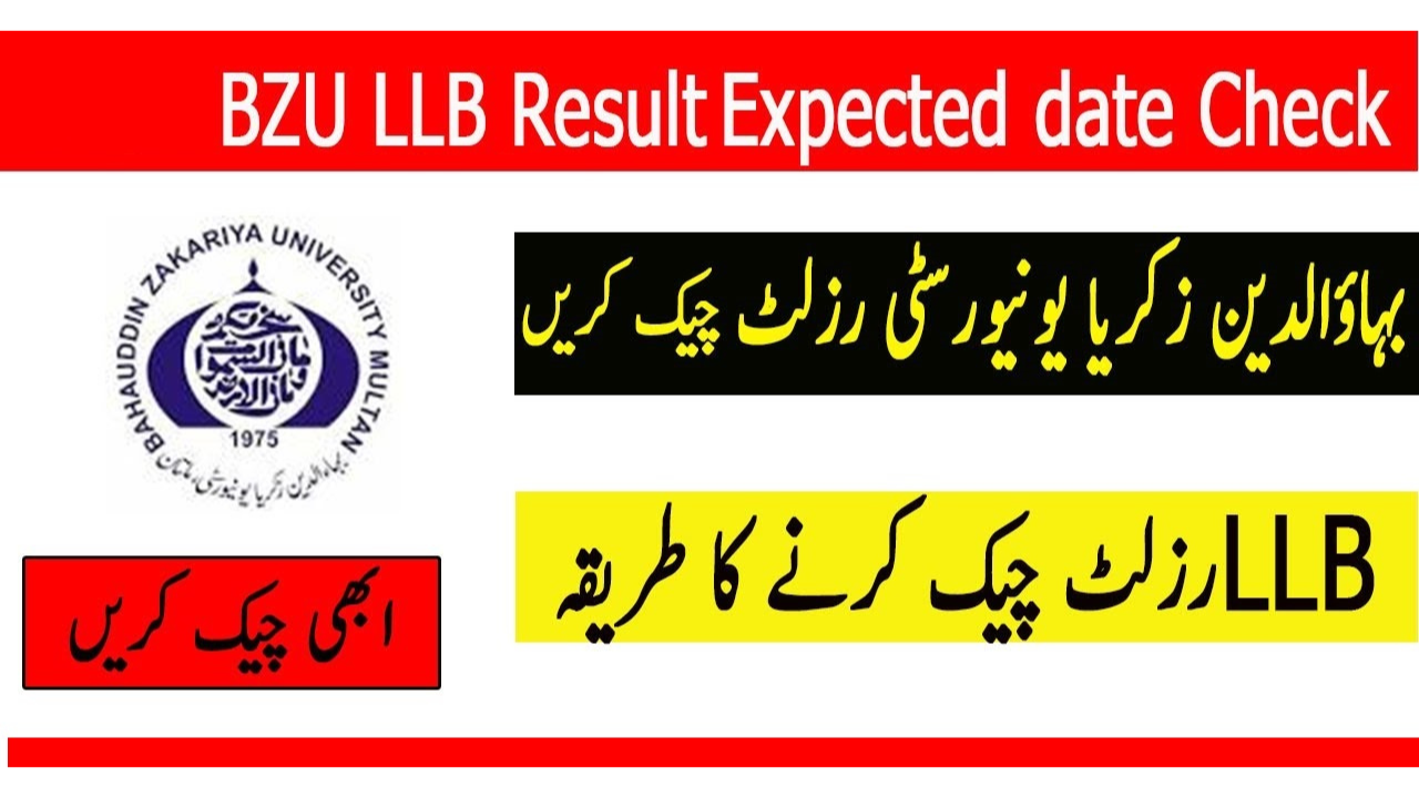 BZU Result 2023 Announced Date bzu.edu.pk