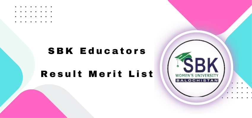 SBK Educators Result 2023 Merit List